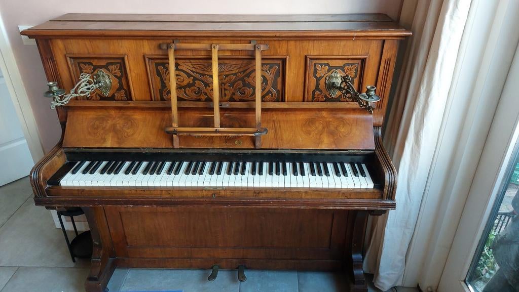 Antieke piano, Muziek en Instrumenten, Piano's, Ophalen