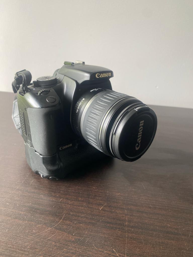 Canon EOS 400D Spiegelreflexcamera met accessoires, Ophalen, Gebruikt, Spiegelreflex, Canon