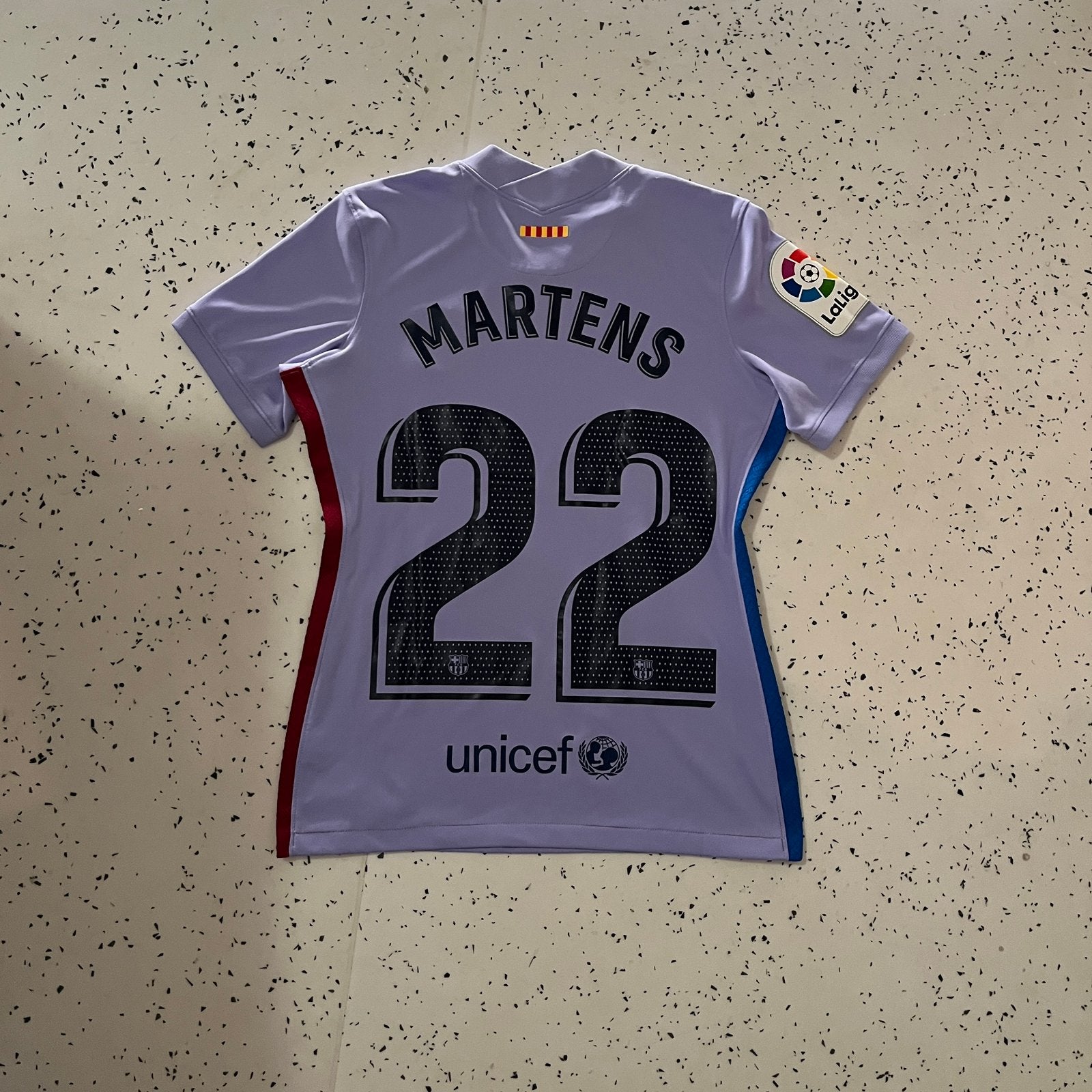 FC Barcelona Shirt Lieke Martens Shirt S Vrouwen, Ophalen of Verzenden, Zo goed als nieuw, Maat 46 (S) of kleiner, Paars