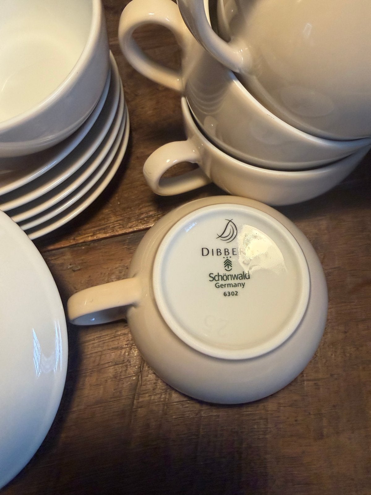 Dibbern Schönwald Germany Kop en Schotel Set, Overige merken, Ophalen of Verzenden, Zo goed als nieuw, Modern