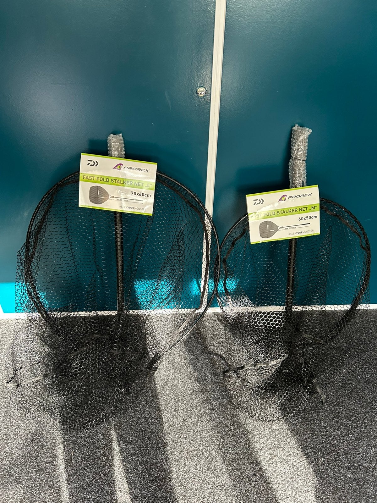 Daiwa Prorex Fast Fold Stalker Net M en L, D, Nieuw, Ophalen of Verzenden, D