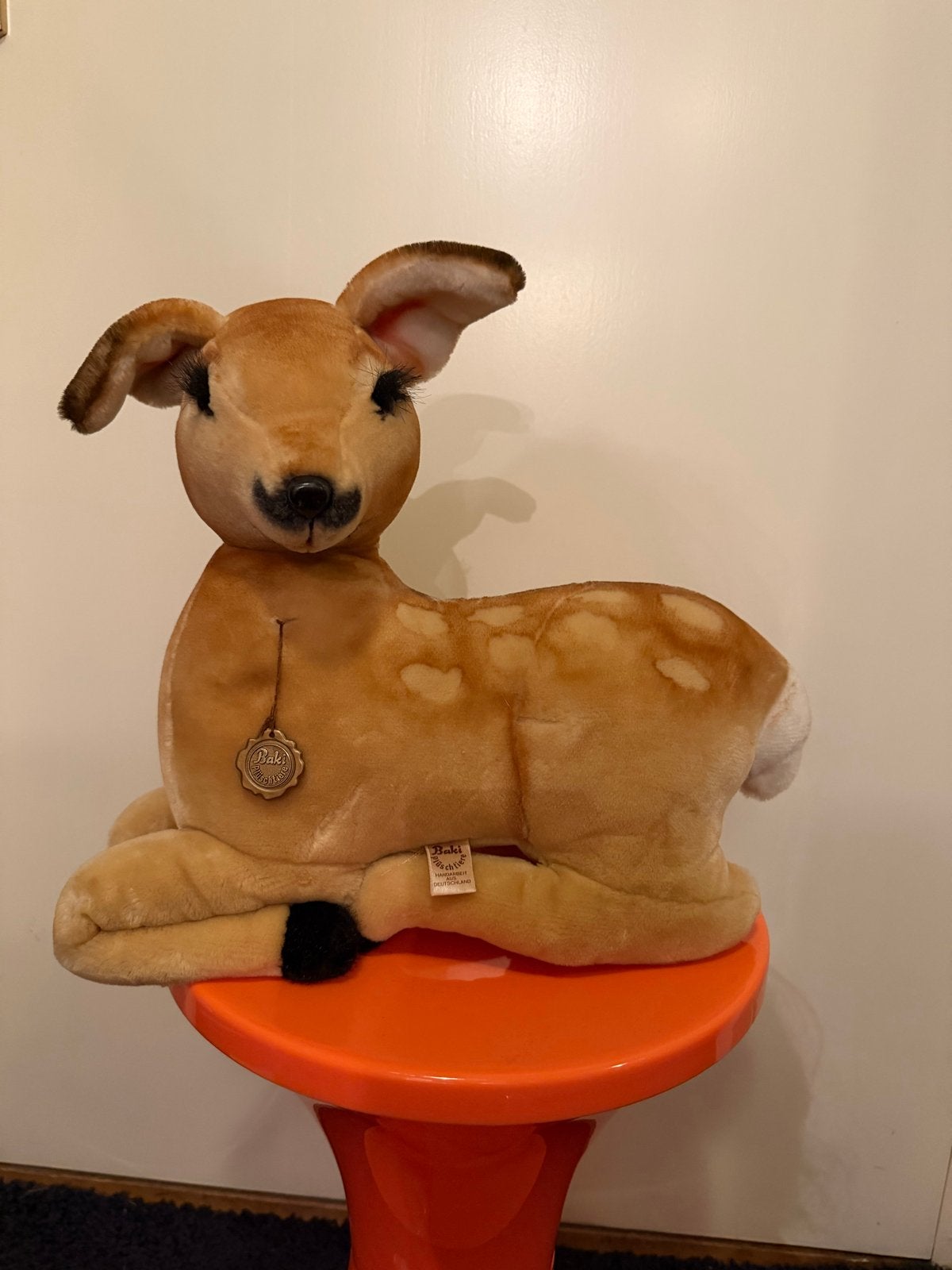 Vintage Baki Plüschtiere Bambi Hertje Knuffel jaren 60, Overige merken, Disney, Overige typen, Ophalen of Verzenden