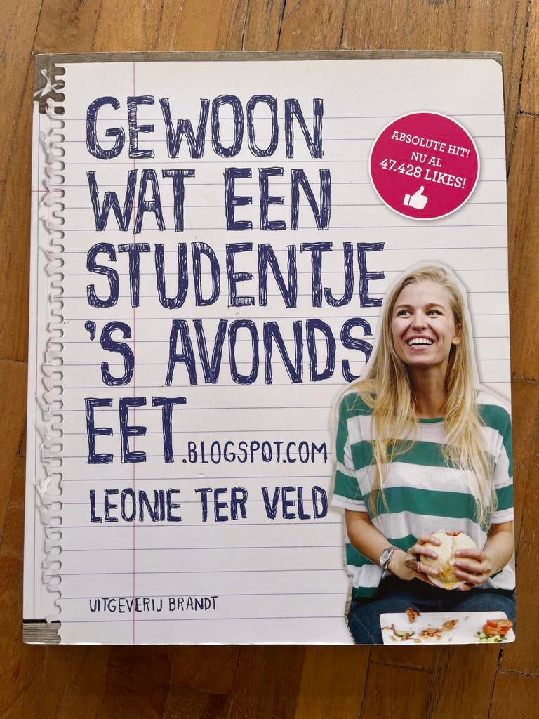 Gewoon wat een studentje 's avonds eet - Leonie ter Veld, Gelezen, Hoofdgerechten, Ophalen of Verzenden, Gezond koken