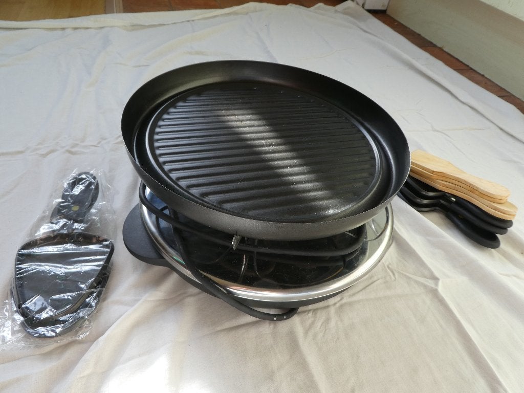 Gourmetstel Tristar Raclette Grill ERA-6, Ophalen of Verzenden, Zo goed als nieuw, 4 t/m 7 personen