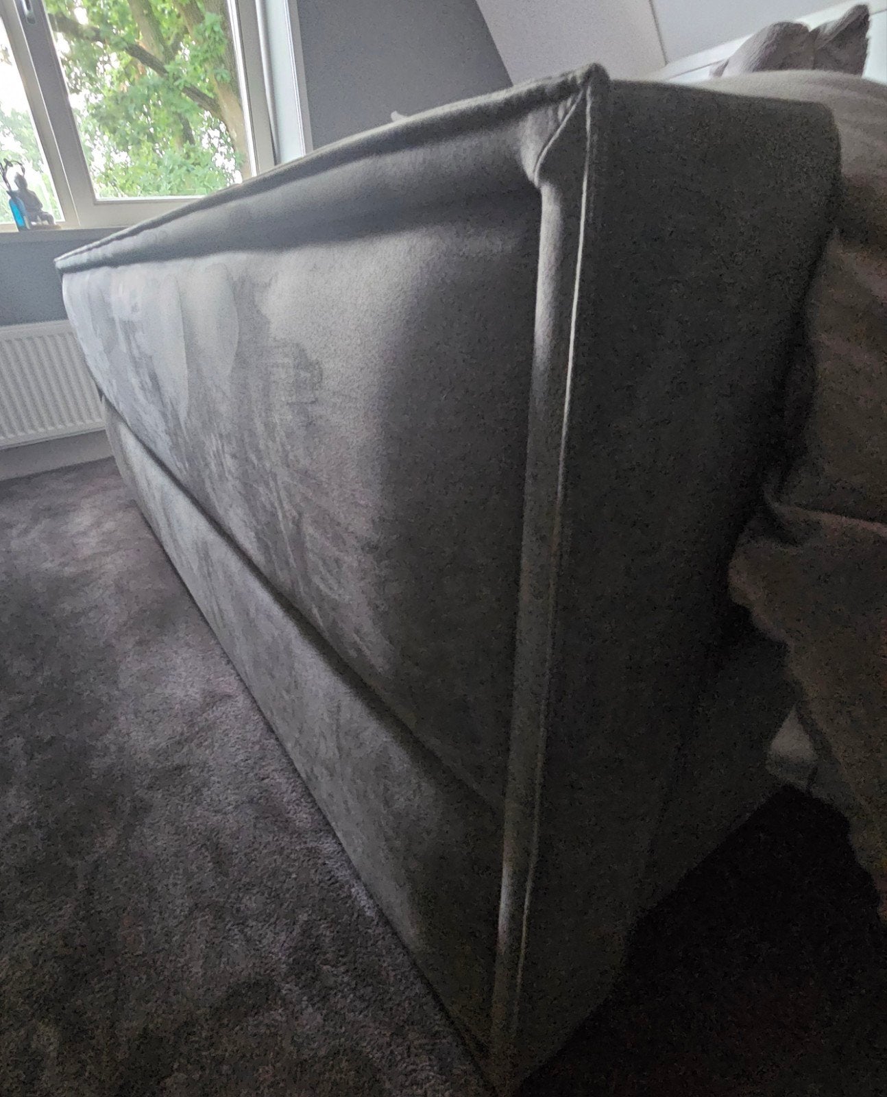 voetbord boxspring, Ophalen, Tweepersoons, Zo goed als nieuw, 180 cm