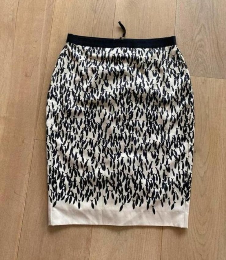 Marccain rok vissen maat 4 M nieuw, Maat 38/40 (M), Wit, Nieuw, Ophalen of Verzenden