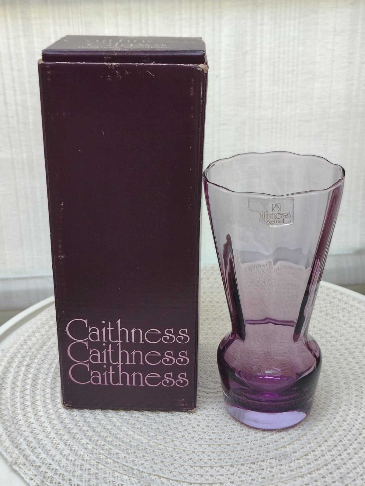Caithness Glass kristalvaas, handgemaakt in Schotland, Ophalen of Verzenden