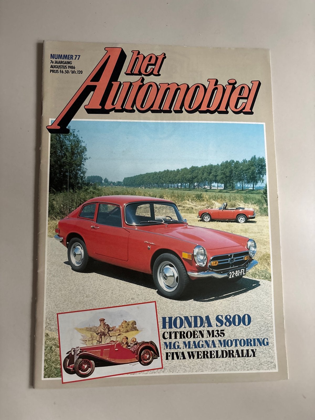 Het Automobiel Magazine - Honda S800, Citroën M35, MG, Boeken, Ophalen of Verzenden, Gelezen, Honda
