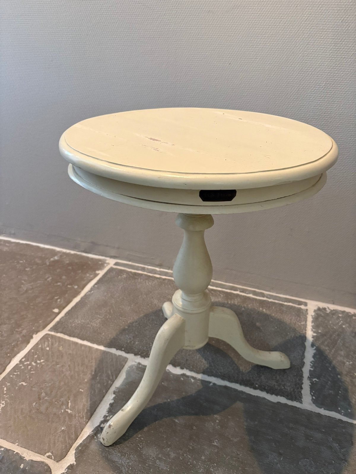 Wijntafel, wit, Ophalen, Minder dan 55 cm, Gebruikt, Rond
