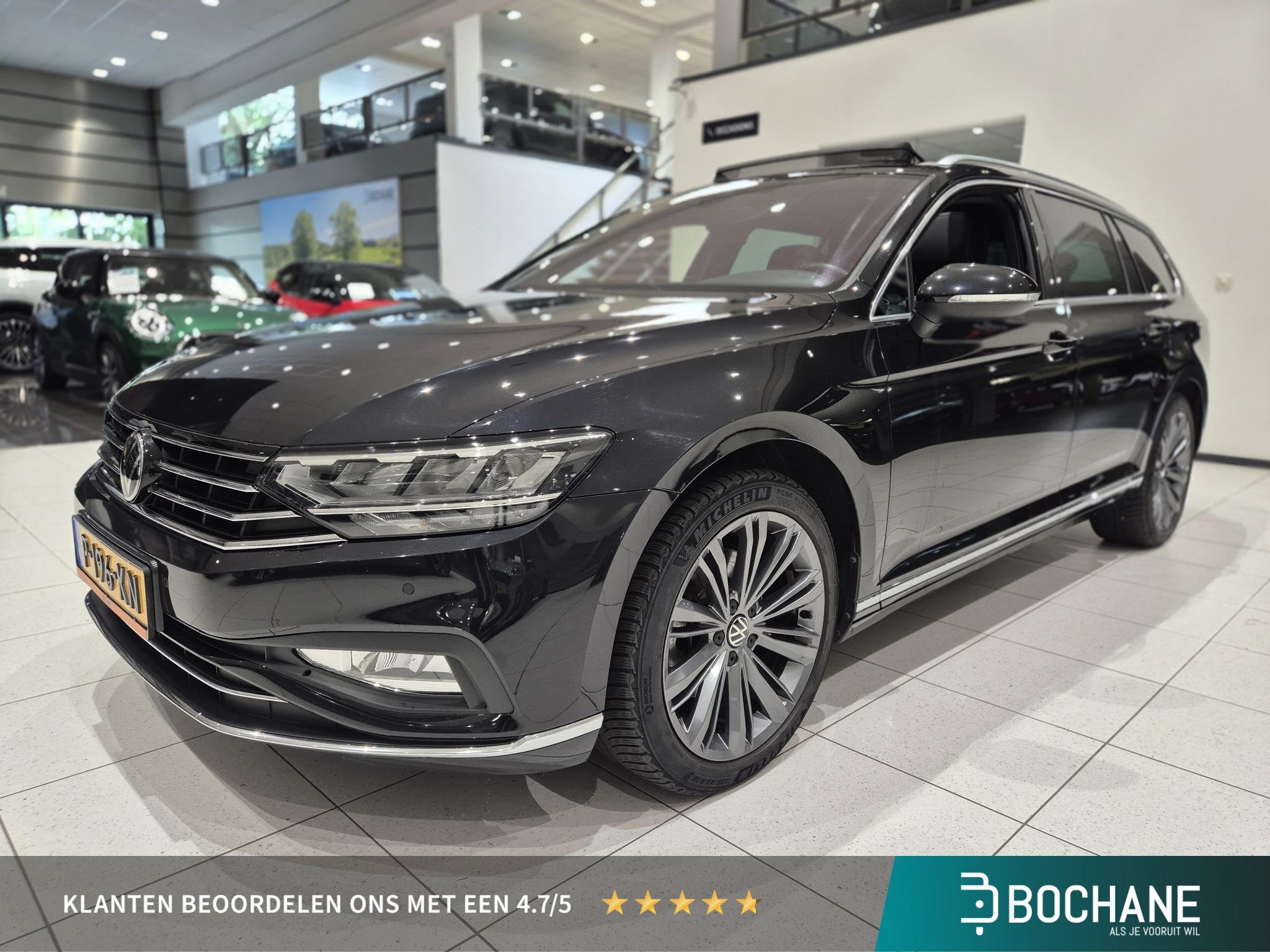 Volkswagen Passat Variant 1.5 TSI Elegance Business R | Pano, Auto's, 730 kg, 4 cilinders, 150 pk, Zwart