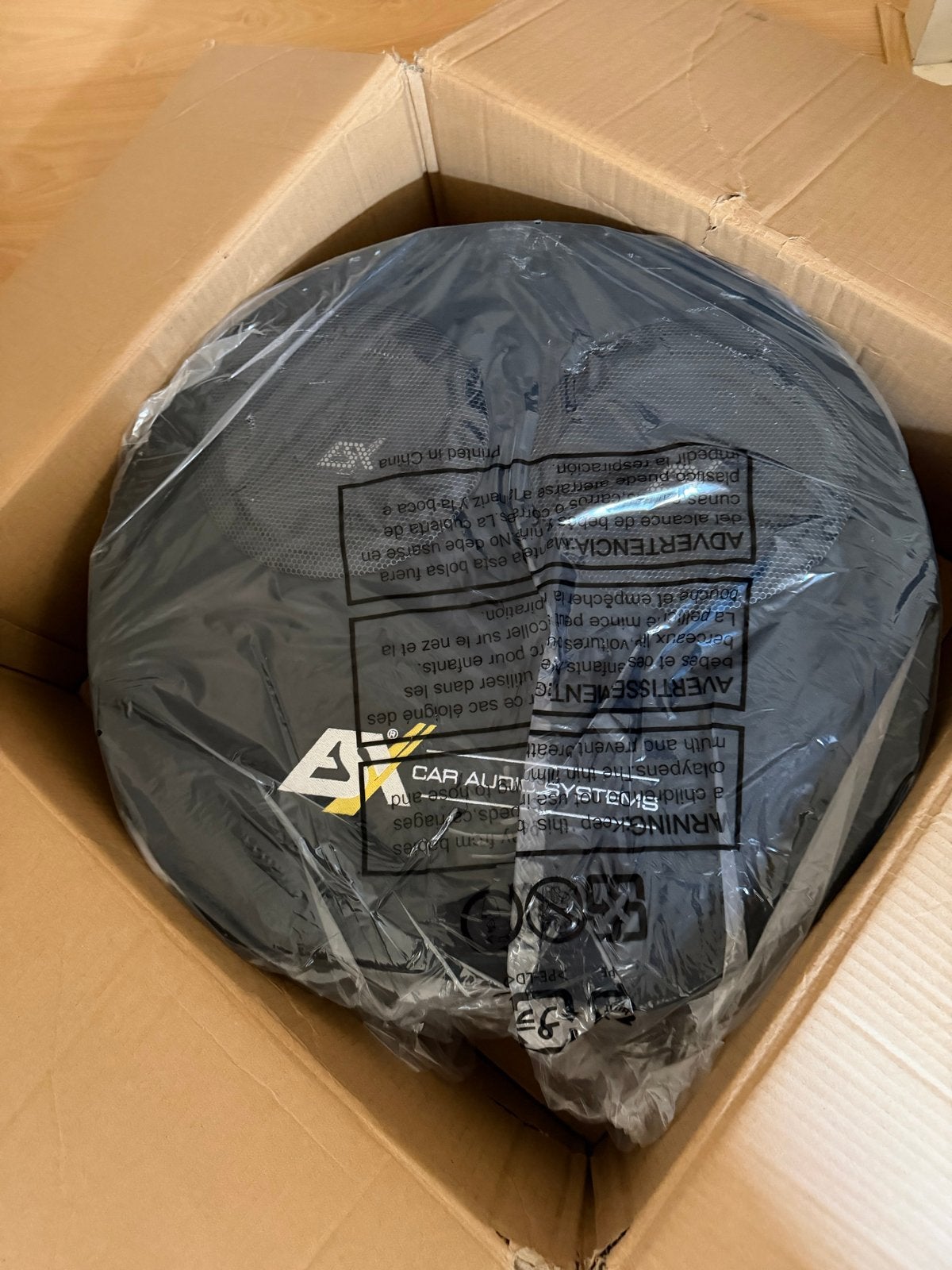 ESX DBX800A actieve subwoofer voor reservewiel, Auto diversen, Ophalen of Verzenden, Zo goed als nieuw