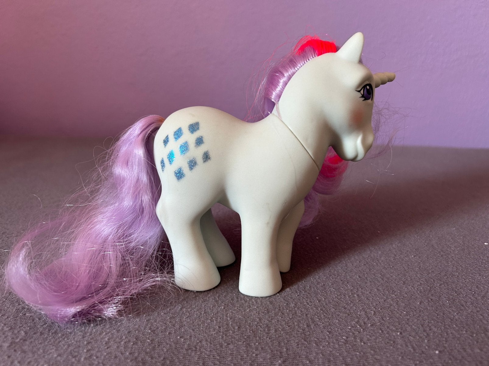 Vintage My Little Pony G1 Sparkler Unicorn, Ophalen of Verzenden, Zo goed als nieuw