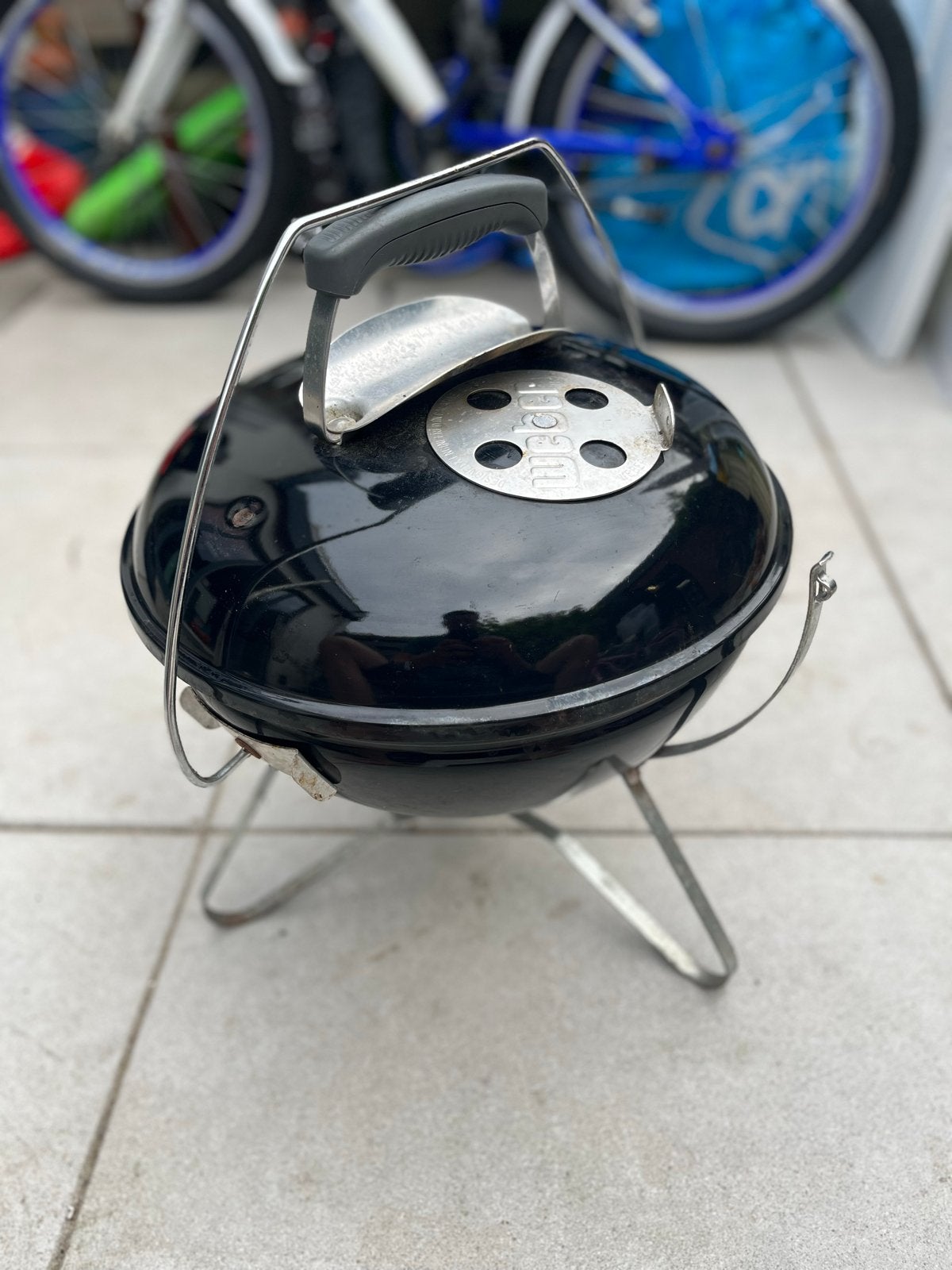 Weber Smokey Joe Houtskoolbarbecue, Ophalen, Gebruikt
