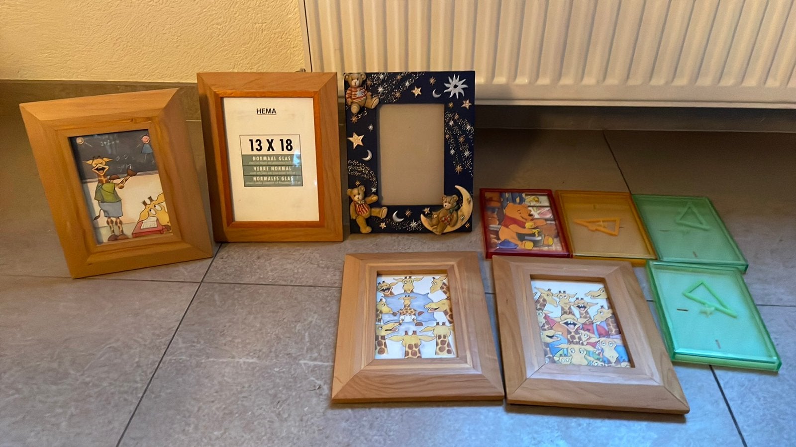 Diverse fotolijstjes, waaronder Nijntje en Winnie de Poeh, Ophalen of Verzenden, Zo goed als nieuw, Fotolijst