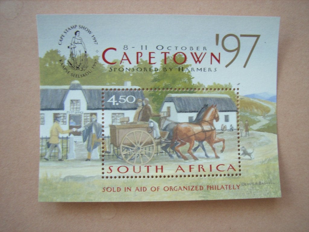 ZB   Zd Afrika Blok 64 Kaapstad Pf, Ophalen of Verzenden, Zuid-Afrika, Postfris