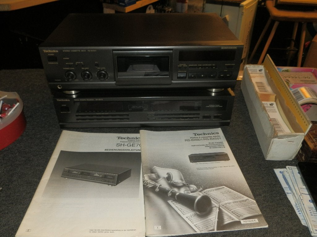 Technics RS-DX501 cassettedeck en tuner en processor, Ophalen of Verzenden, Enkel, Overige merken