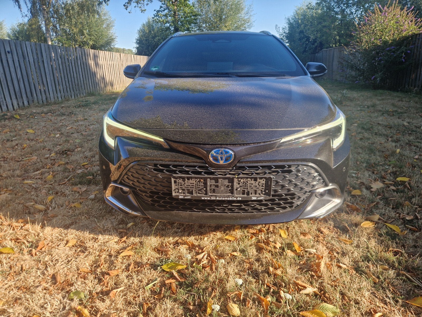 te koop Toyota corolla touring sport 2.0 hybride, Parkeerassistent, Zwart, Leder en Stof, Zwart