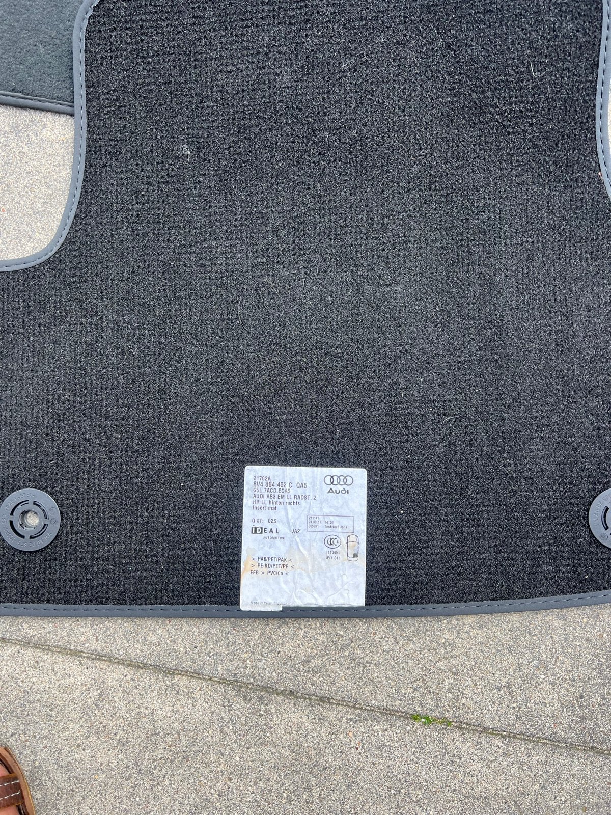 Audi A3 Vloermatten Set - Rubber en Textiel, Ophalen of Verzenden, Gebruikt