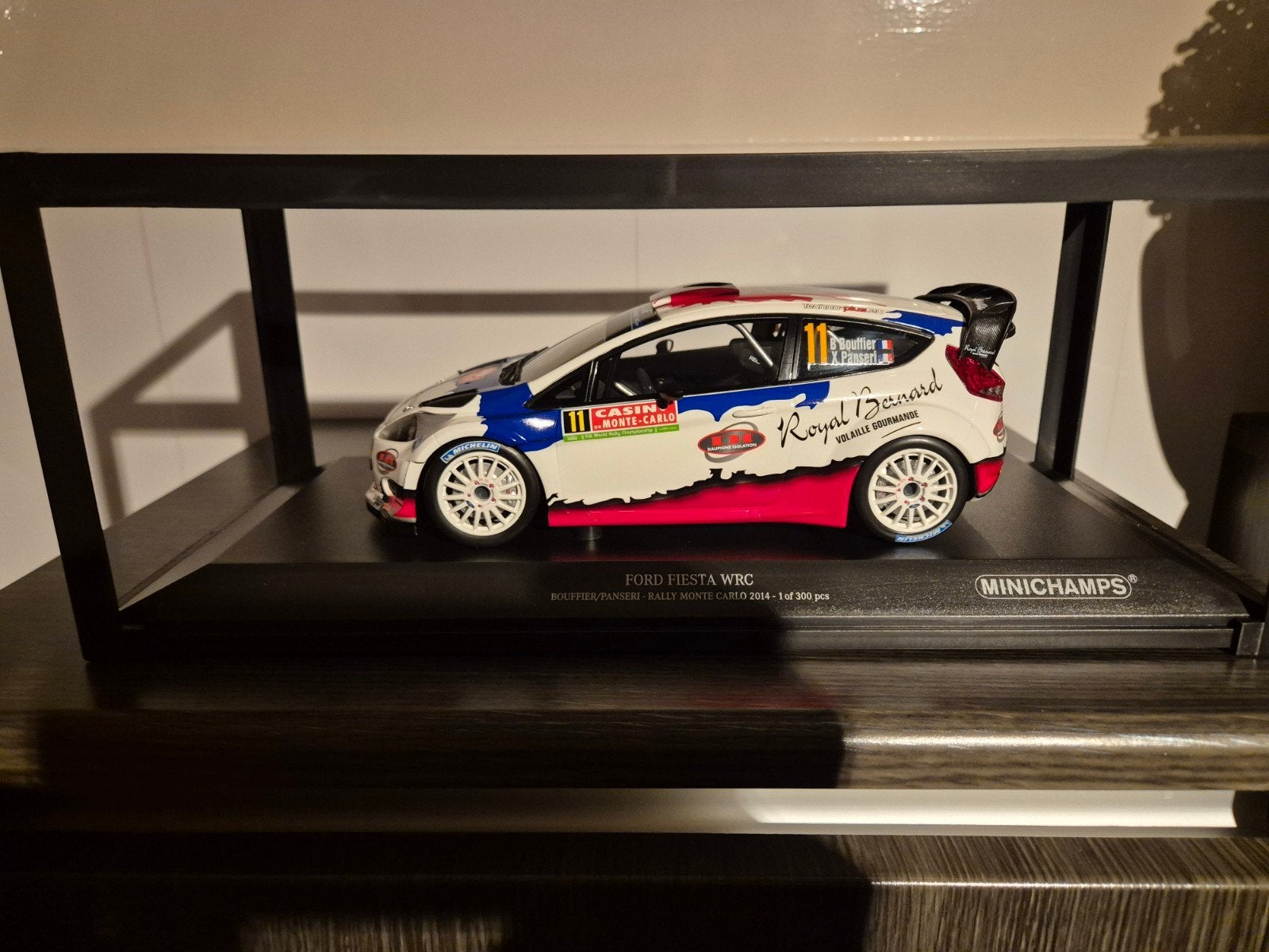 Ford Fiesta RS WRC - Bouffier/Panseri - Minichamps - 1:18, Verzenden, Nieuw, Auto, MiniChamps