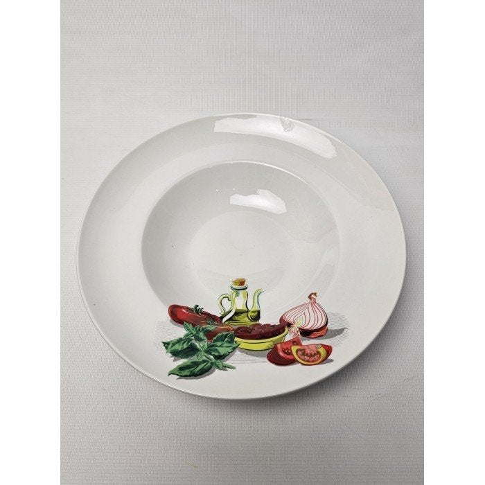 # Leuk Pasta Bord met Print, Gebruikt, Ophalen of Verzenden, Bord(en), Overige stijlen