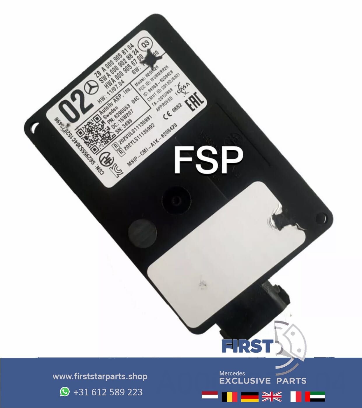 A0009058104 / A0009058702 RADAR SENSOR W205 W166 X166 RADARS, Auto-onderdelen, Elektronica en Kabels, Gebruikt, -, Ophalen of Verzenden