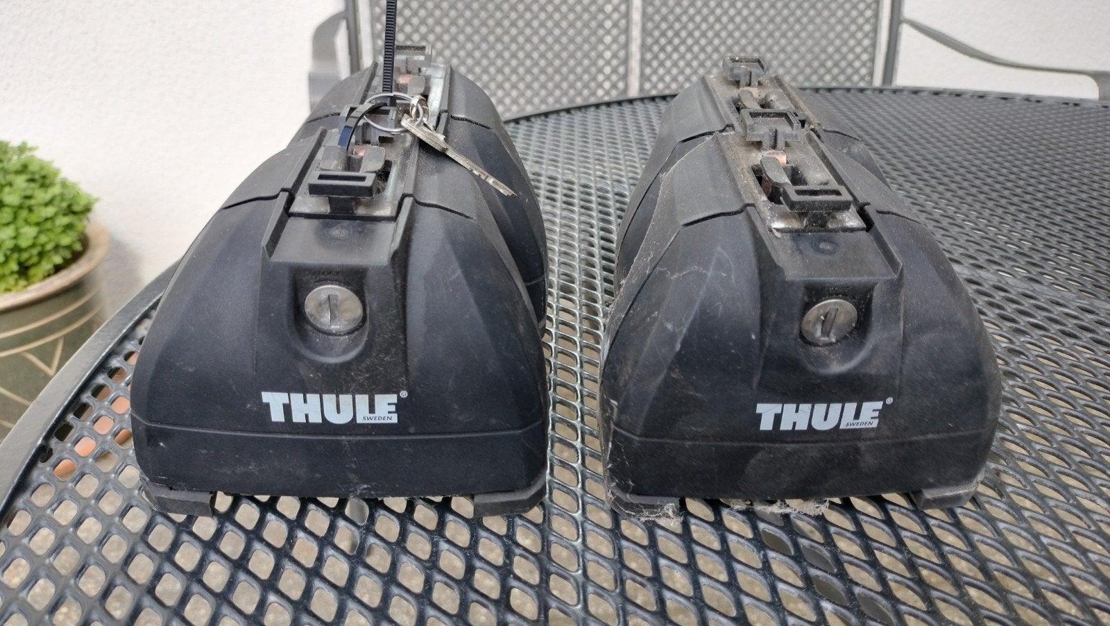Thule 753 Voetenset + Kit 4060 - Mitsubishi Eclipse Cross, Ophalen of Verzenden, Gebruikt