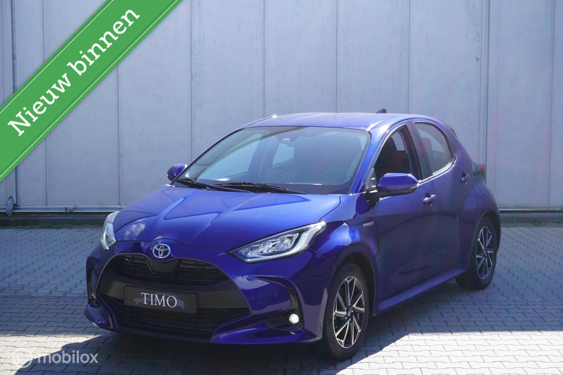 Toyota Yaris 1.5 Hybrid Dynamic 2022, Auto's, Toyota, Gebruikt, Blauw, 49 €/maand, 1490 cc