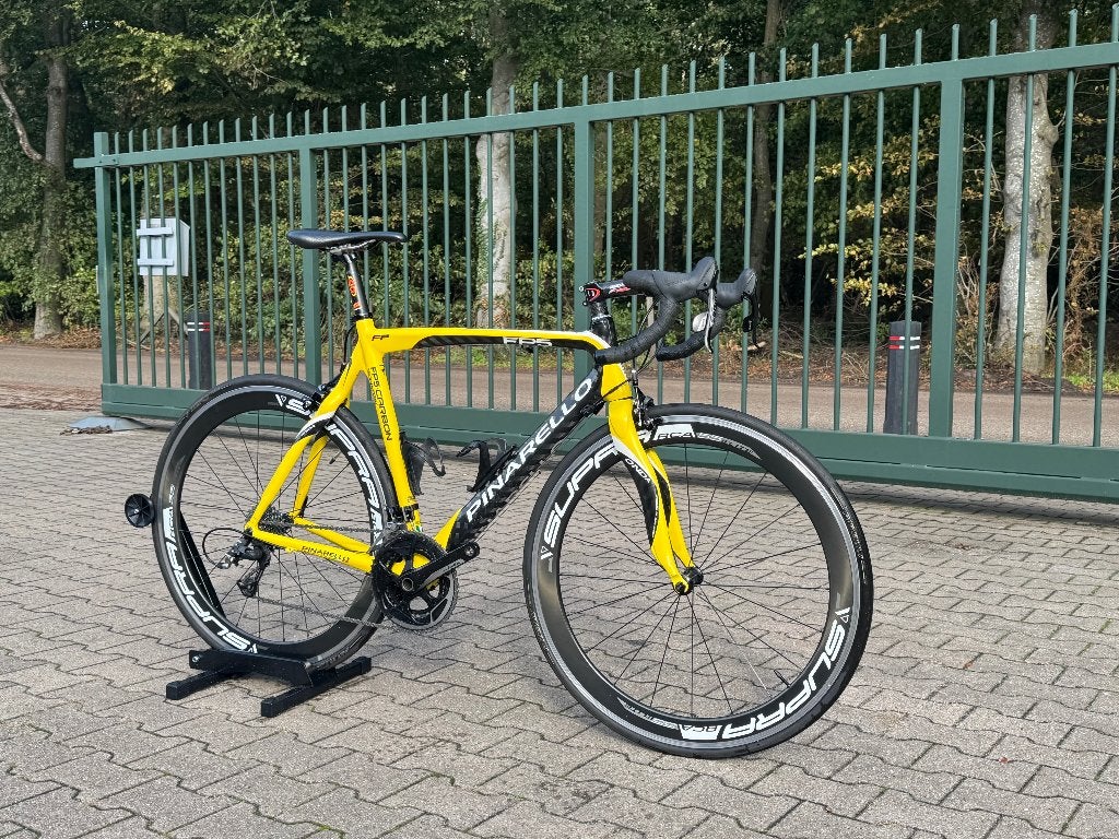 Pinarello FP5 MT 56 Carbon Supra 55 mm SRAM Rival Pirelli, 28 inch, Gebruikt, Carbon, Meer dan 20 versnellingen