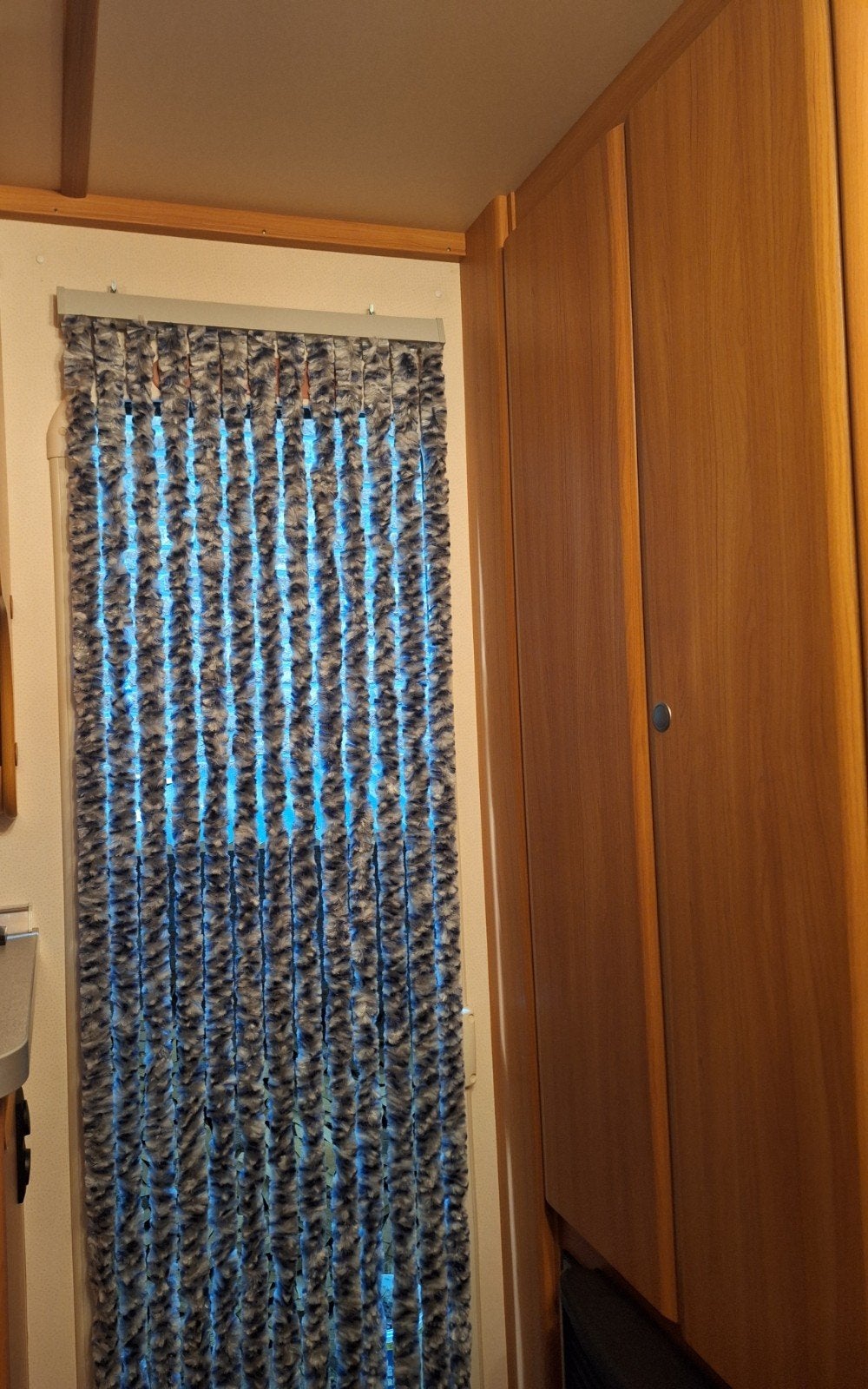Gordijn voor caravan of camper (60x190 cm), Ophalen of Verzenden, Zo goed als nieuw