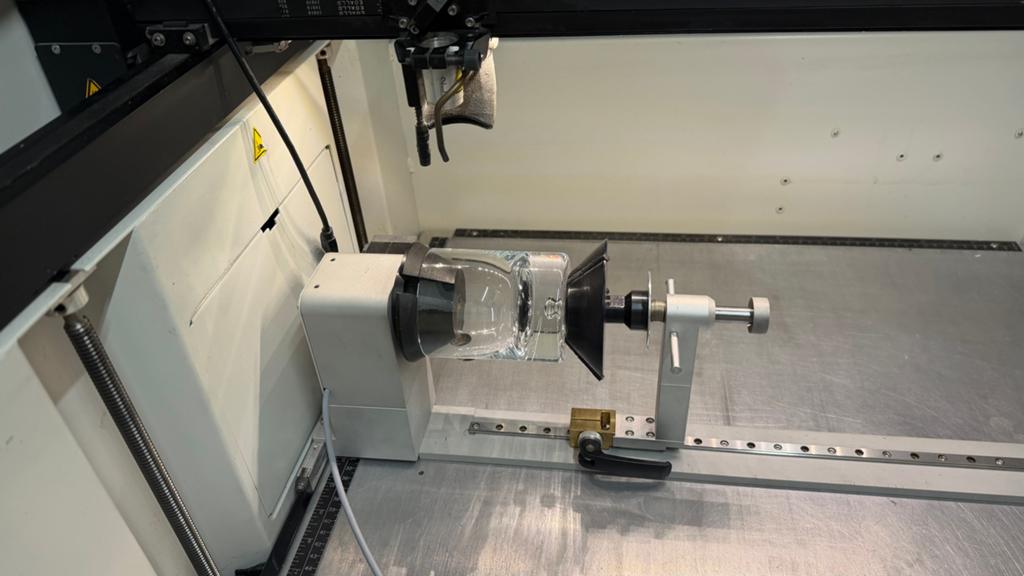 Rotatie-inrichting voor Gravograph is900 laser macine, Ophalen, Nieuw, Accu, Overige soorten