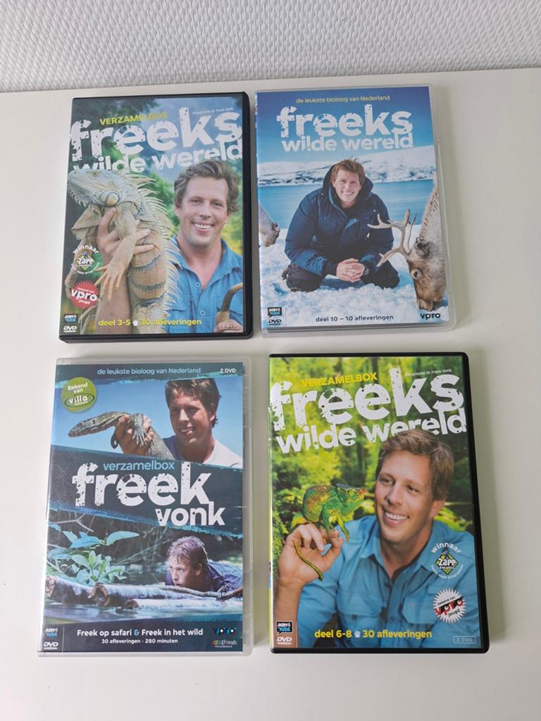 Freek Vonk Wilde Wereld DVD, Alle leeftijden, Ophalen, Gebruikt, Avontuur