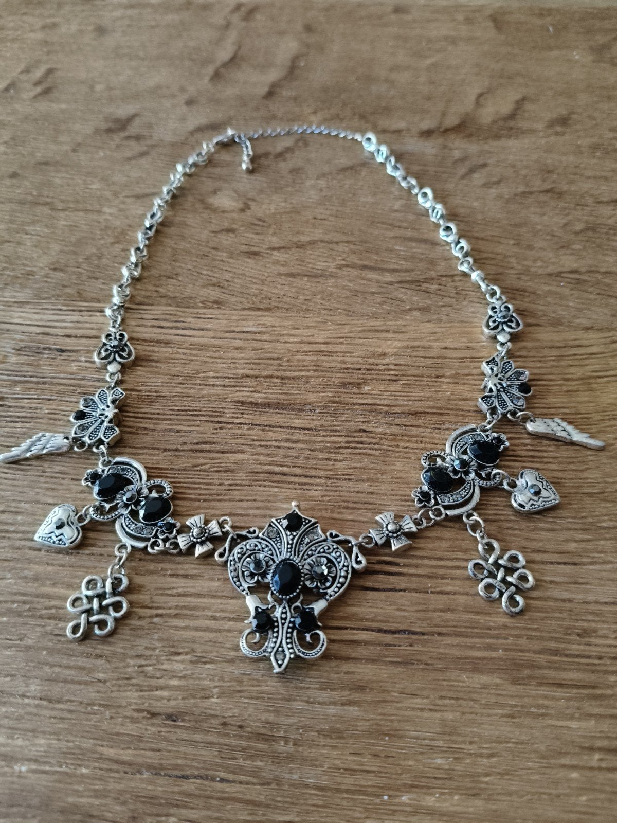 Prachtige Gothic / Victoriaanse Bedelketting (Nieuw), Overige materialen, Ophalen of Verzenden, Zo goed als nieuw, Verstelbaar