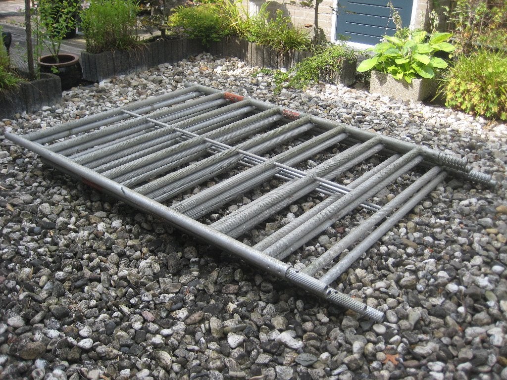 alu rolsteiger LAYHER, Doe-het-zelf en Verbouw, Ophalen, Gebruikt, Rolsteiger of Kamersteiger, 5 meter of hoger