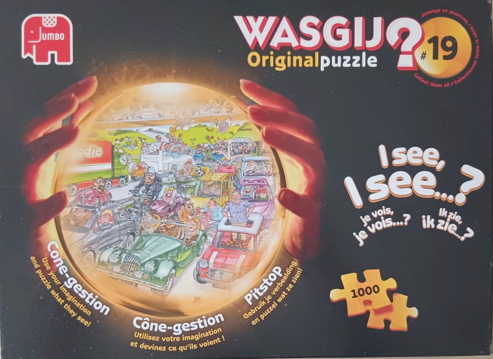 Wasgij puzzel 1000 stukjes. Original nr. 19, Ophalen of Verzenden, 500 t/m 1500 stukjes, Zo goed als nieuw