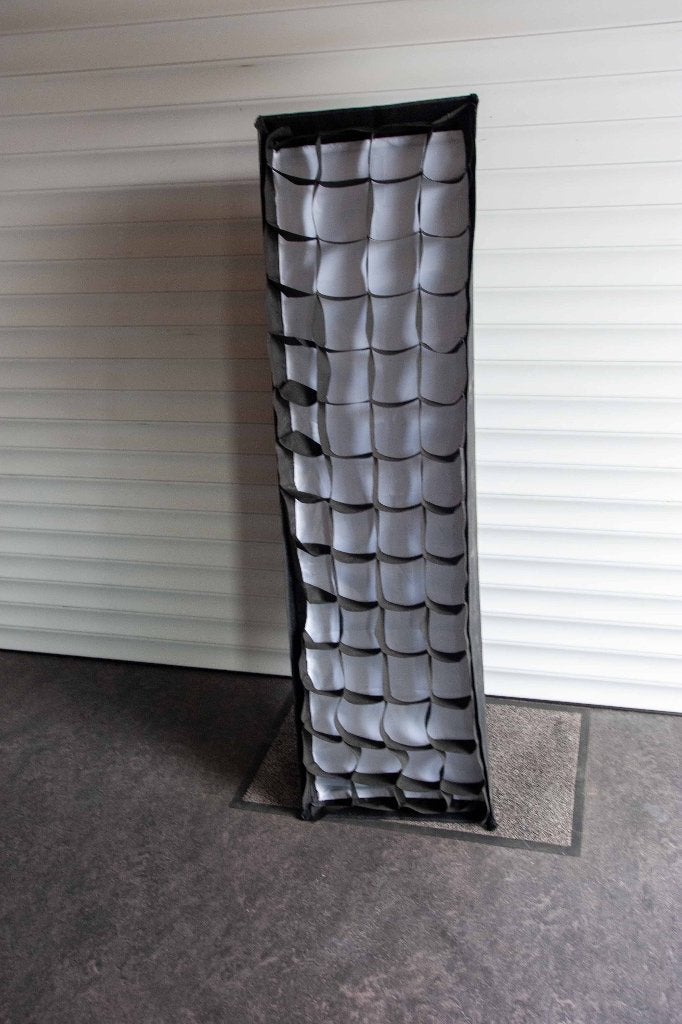 Stripbox 35x140 cm met speedring Multiblitz, Gebruikt, Inclusief grid, Overige typen, Ophalen of Verzenden