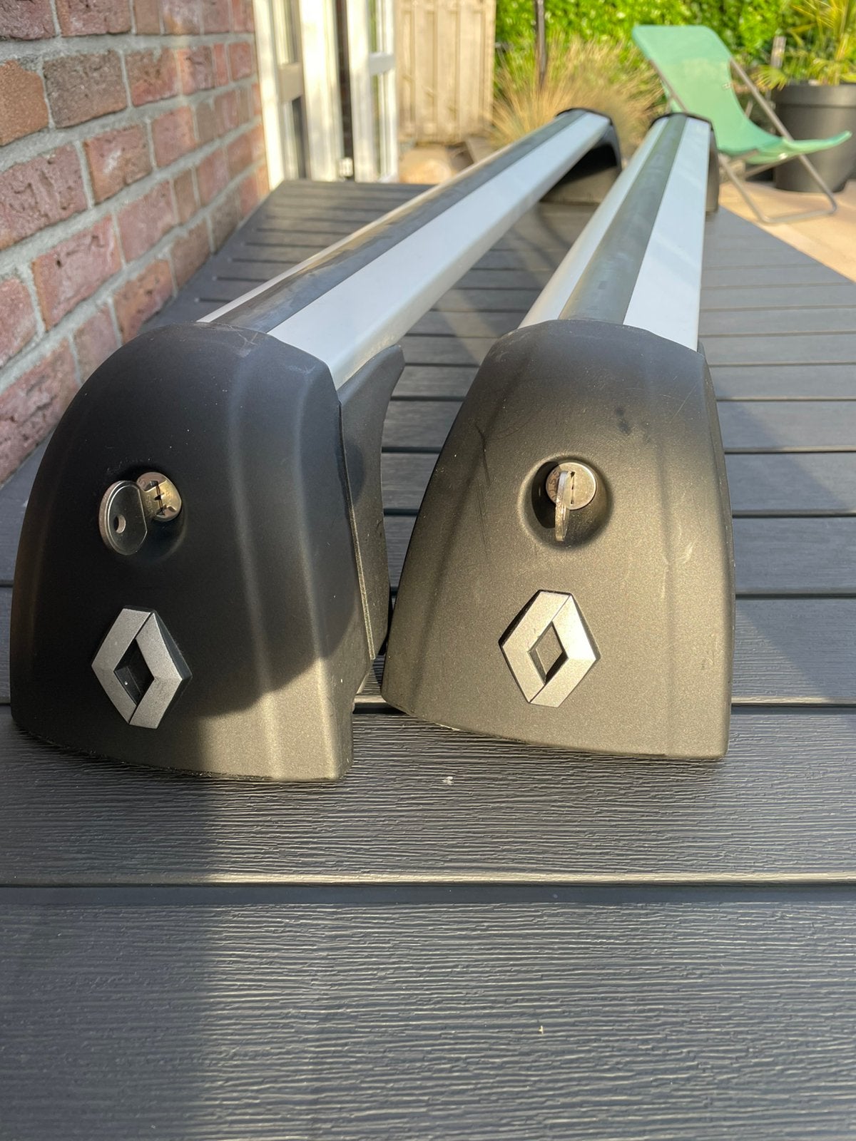 Originele dakdragers Renault Kadjar met dakrails !, Auto diversen, Ophalen of Verzenden, Gebruikt