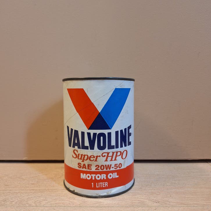 Nieuw: Vintage Valvoline Super HPO SAE 20W-50 Motor Oil (1L)