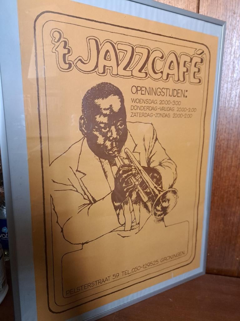 Groningen kroeg Jazz Café geschiedenis 1980's, Verzamelen, Ophalen of Verzenden