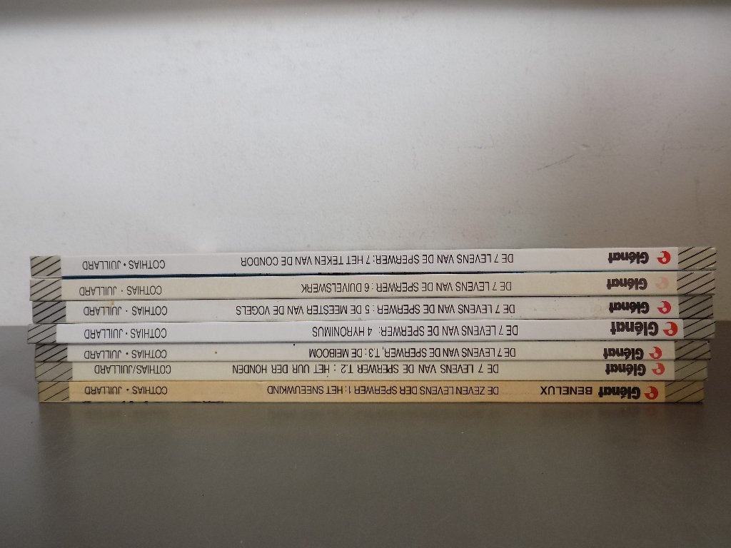 De 7 levens van de Sperwer ~ Complete serie 1 t/m 7, Complete serie of reeks, Ophalen of Verzenden, Gelezen, André Juillard.