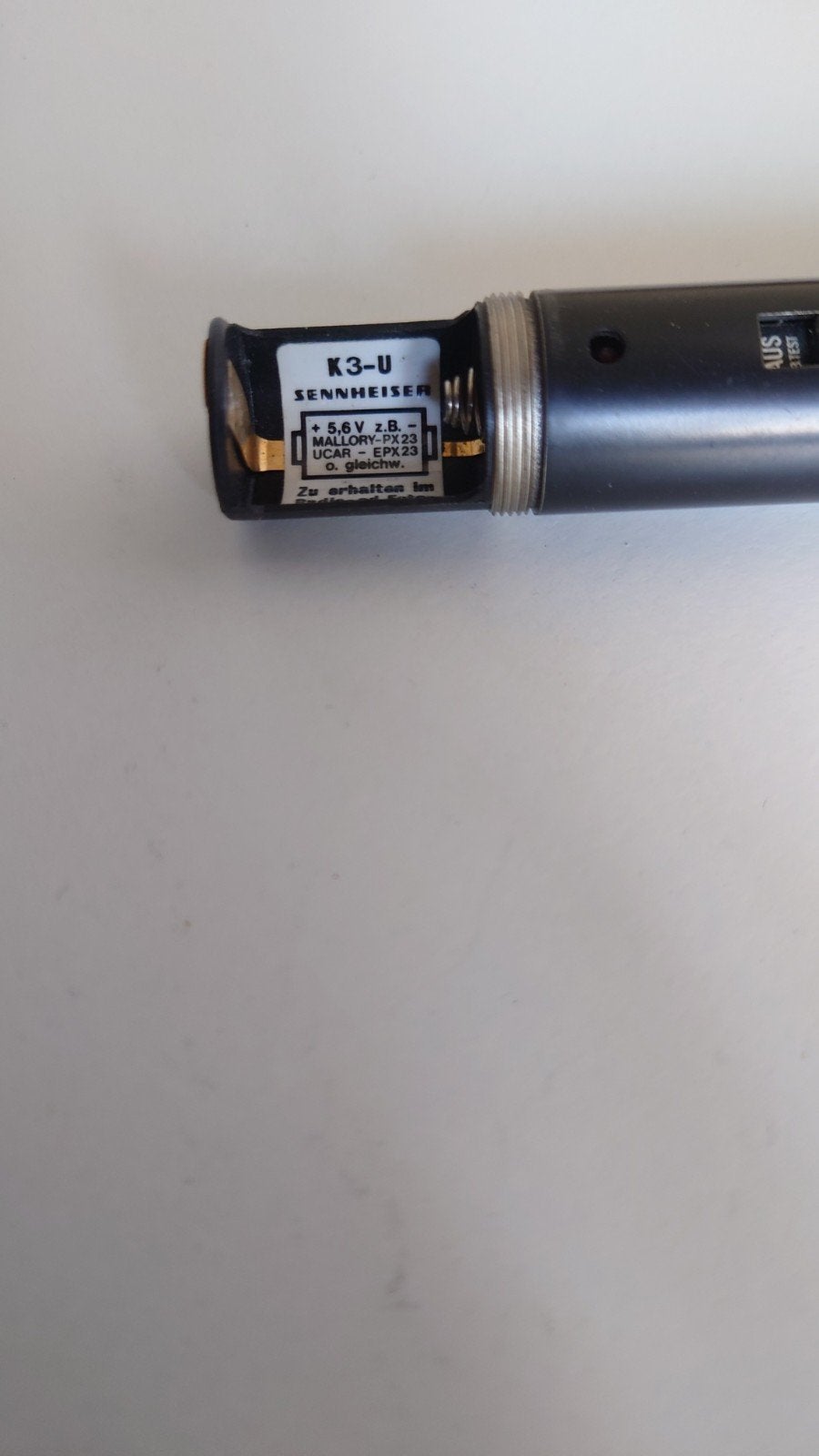 Sennheiser K3-U overhead microfoon, Gebruikt, Germany, Ophalen of Verzenden, Sennheiser