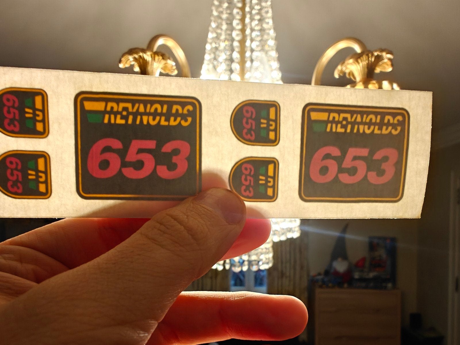 NOS 2 x set decals Reynolds 653, Ophalen of Verzenden