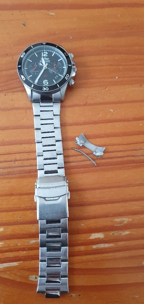 Horloge Rotorcraft Air Boss RC1211 Dual time, Ophalen of Verzenden, Gebruikt, Staal, Overige merken