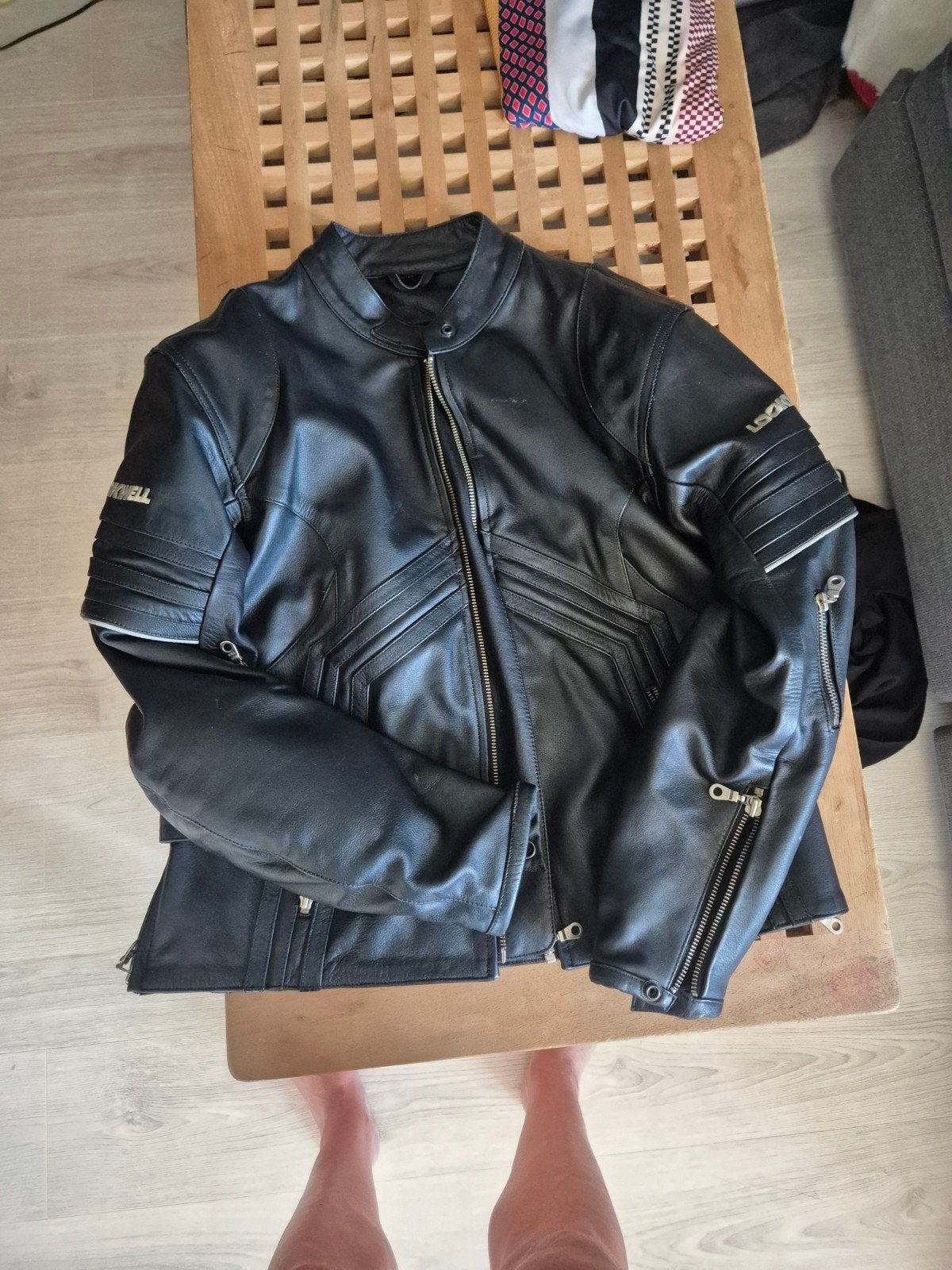 Lookwell Leren Motorjas - Zwart, Maat M, Heren, Jas | leer, Lookwell, Ophalen of Verzenden