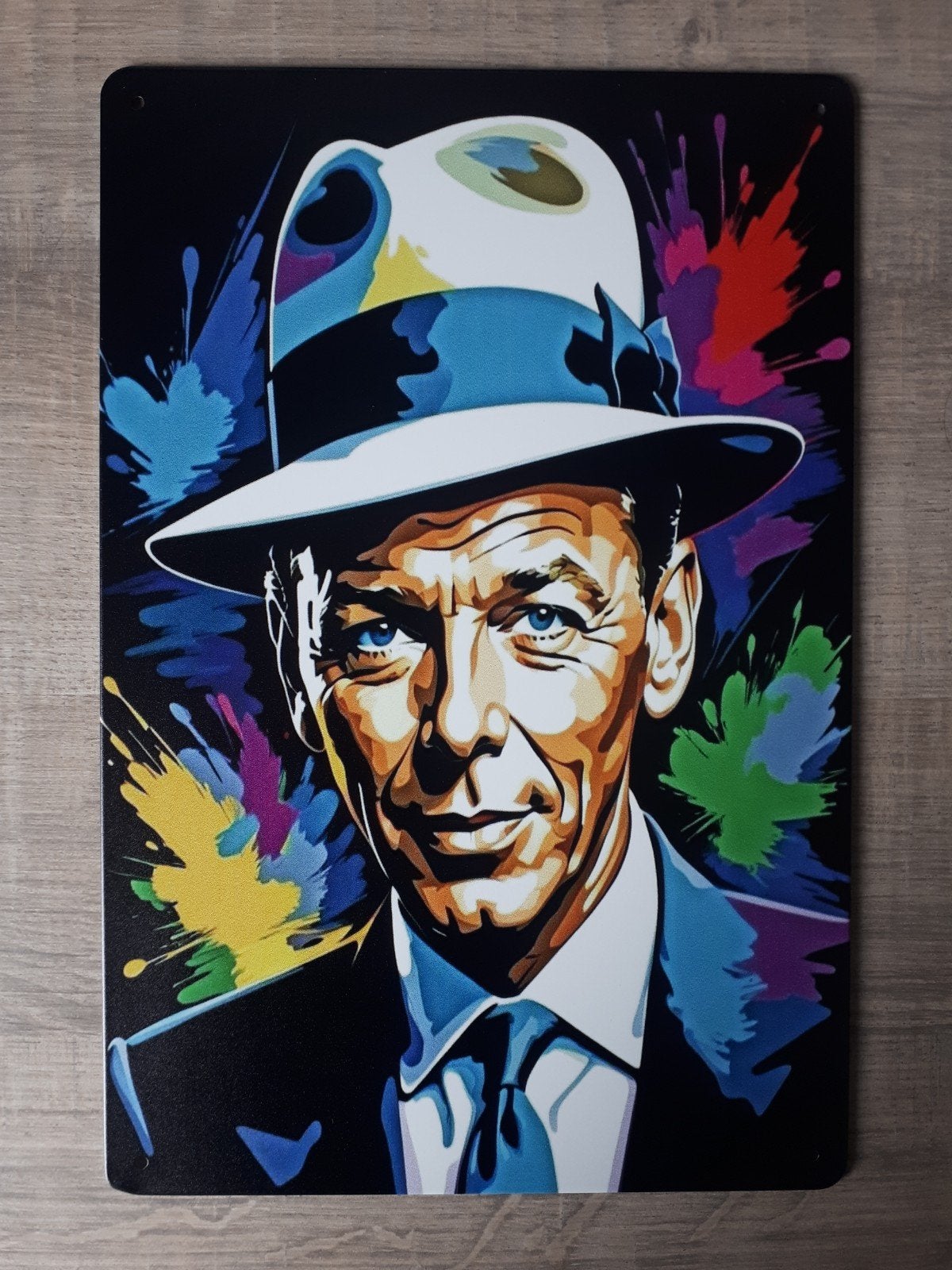 Frank Sinatra 20x30 cm Metalen Reclamebord, Verzamelen, Verzenden, Nieuw, Poster, Artwork of Schilderij
