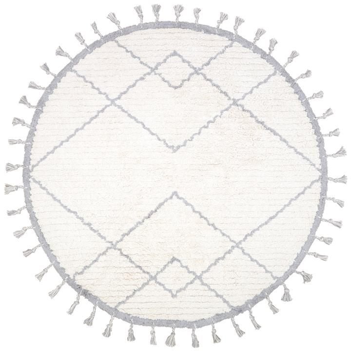 Kindervloerkleed Vloerkleed Como Naturel Grijs Nattiot, Nattiot, Nieuw, Ophalen of Verzenden, Contact@nattiot.fr