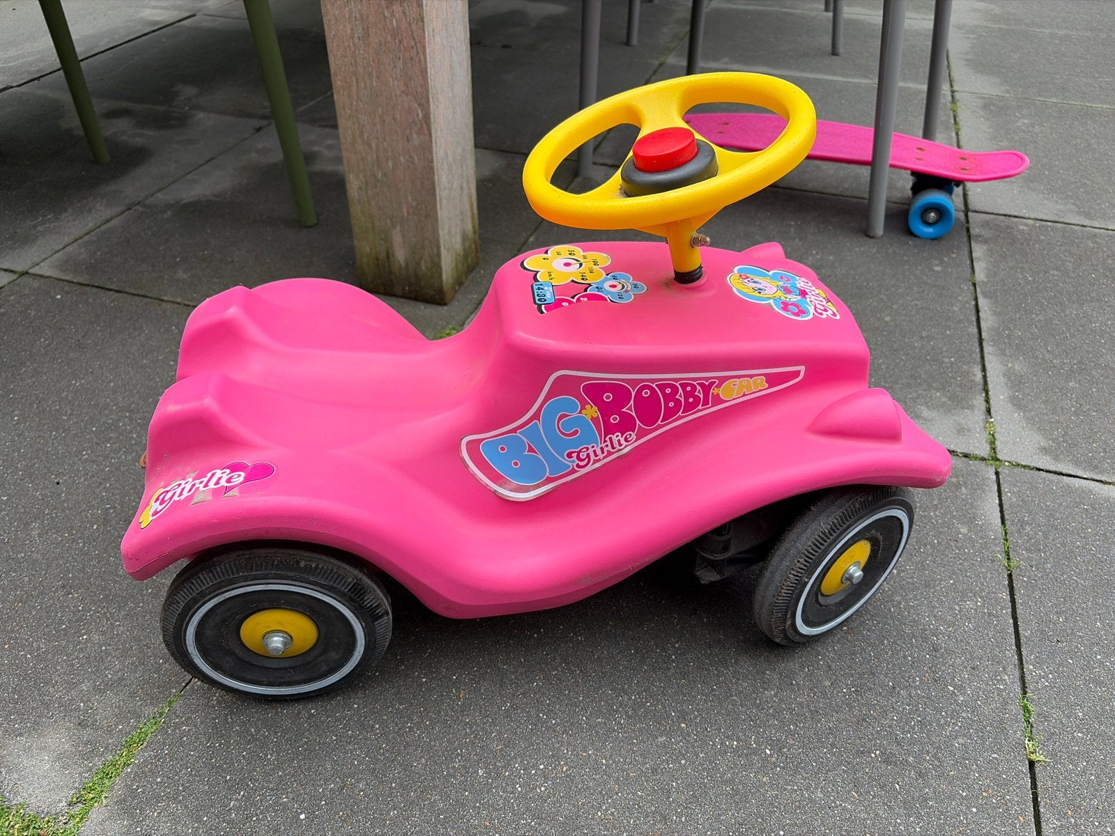 Roze BIG Bobby Car Girlie Loopauto, Ophalen, Gebruikt, Loopvoertuig