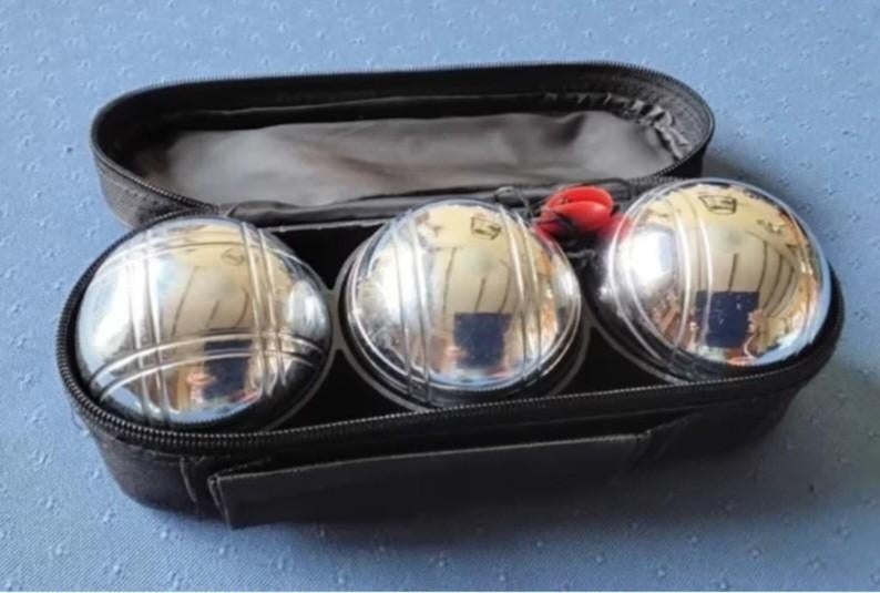 3 jeu de boules ballen in draagtasje nieuw, Ophalen, Nieuw