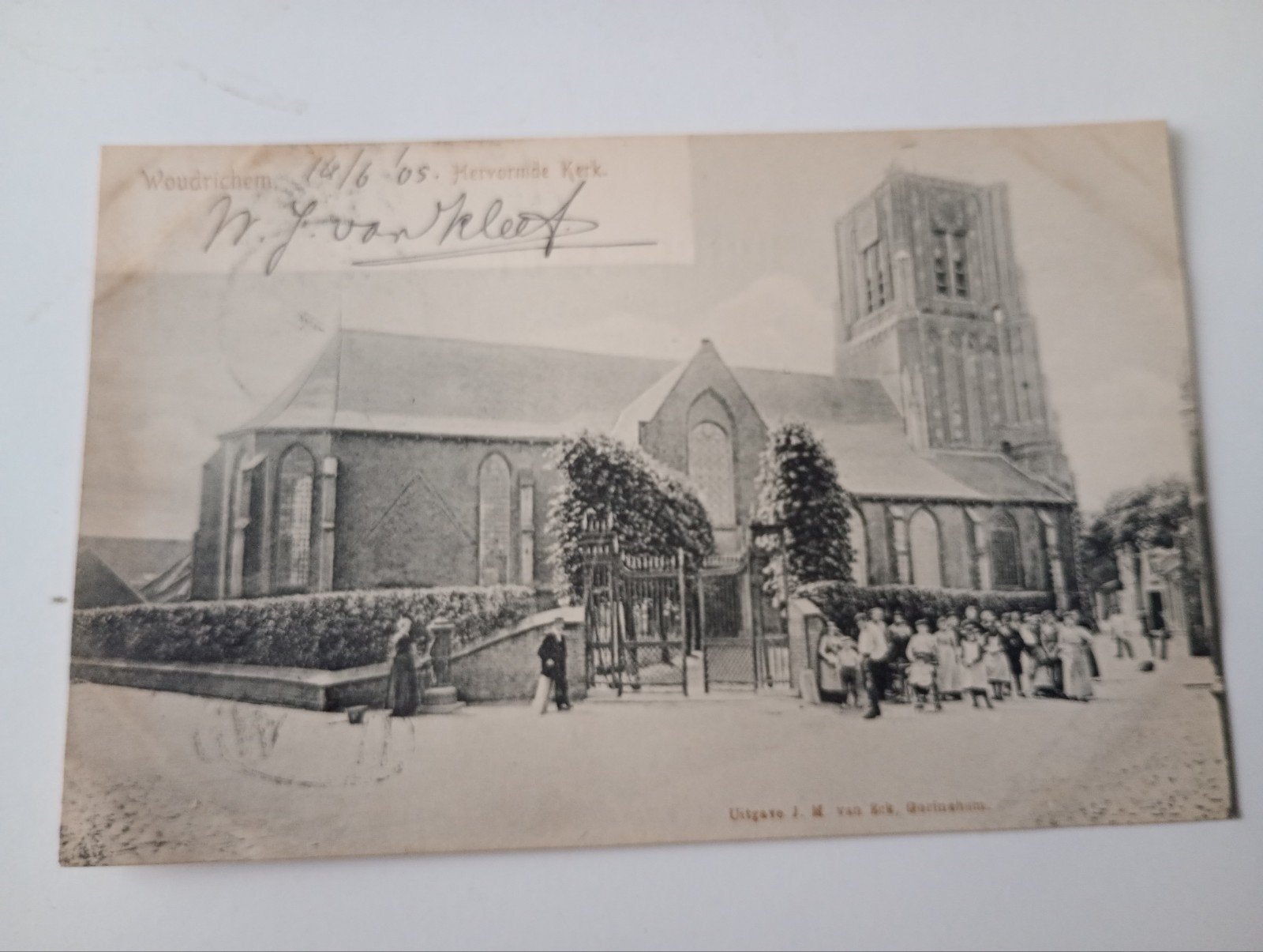 Woudrichem 1905, Ophalen of Verzenden, Voor 1920, Gelopen, Noord-Brabant