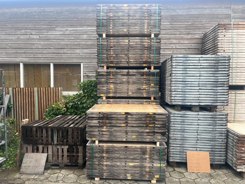 Steenschotten Hardhout, 95x140 , 50mm dik , MOOIE KWALITEIT, Tuin en Terras, Palen, Balken en Planken, Gebruikt, Palen, Ophalen of Verzenden