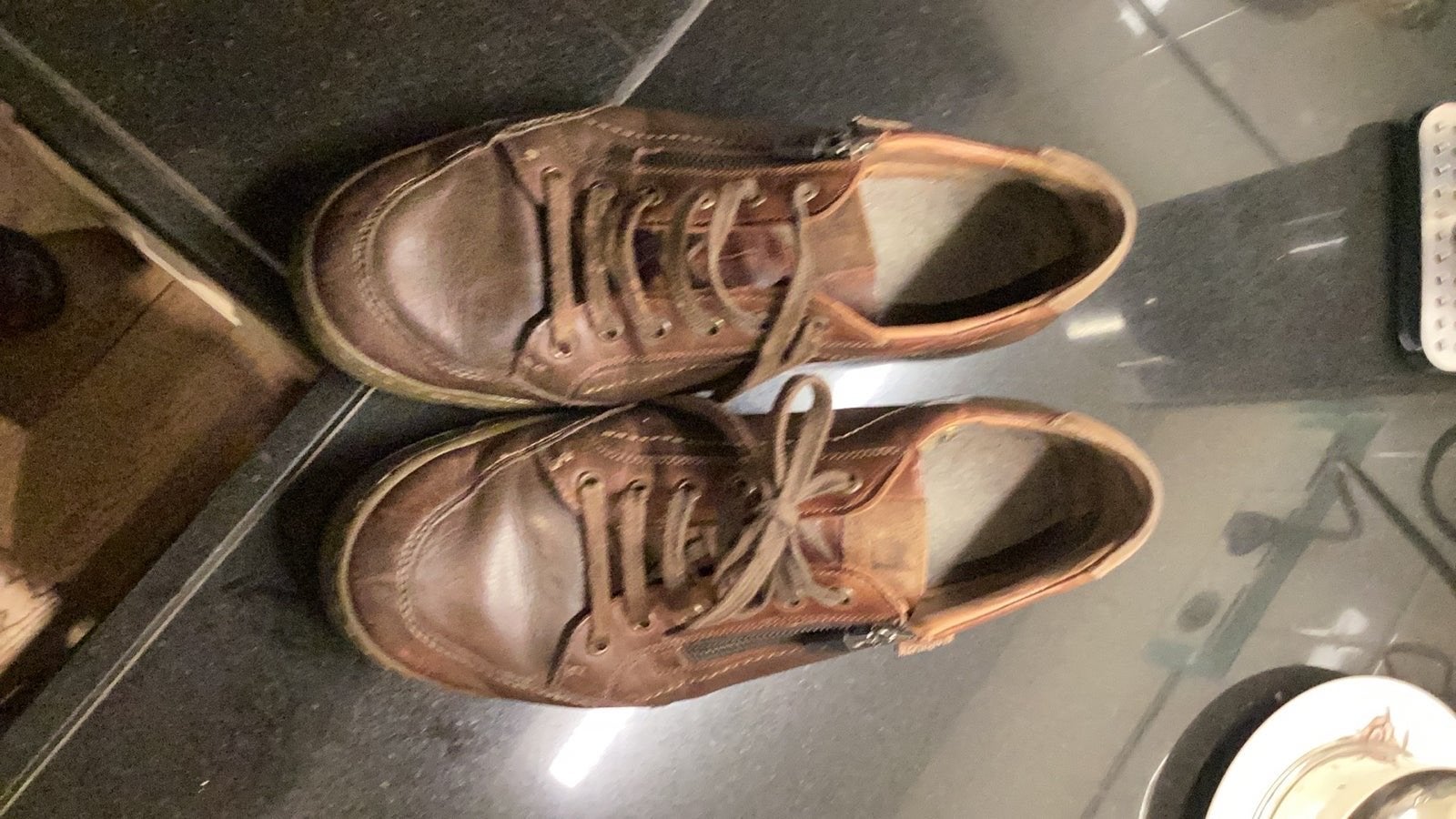 Mephisto heren schoenen - Maat 43, Ophalen of Verzenden, Gedragen, Bruin, Veterschoenen